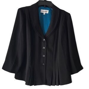 Danny & Nicole Fitted Career Black Jacket. Size 10